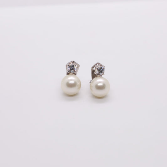 Orecchini perle clips